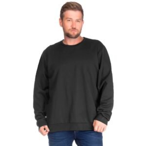 Blusa Masculina Moletom Plus Size Básica Comfort Chumbo