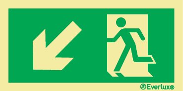 Saída por rampa desce à esquerda Saída por rampa desce à esquerda