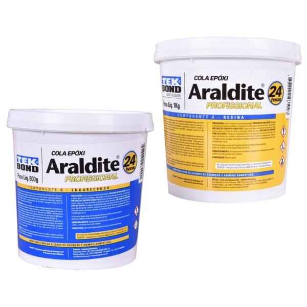 Cola Epóxi Araldite Profissional em Pote 1,8Kg Tekbond