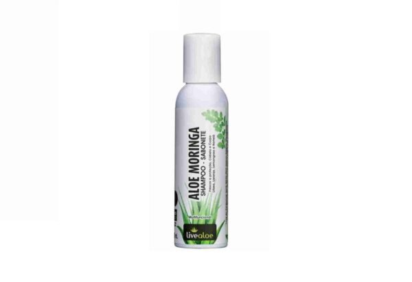 Aloe Moringa Shampoo - Sabonete LiveAloe 120ml