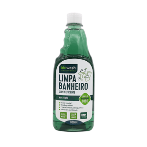 Limpa Banheiro Refil Eucalipto e Aloe Vera Biowash 650ml 100% Natural