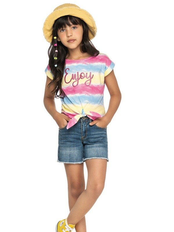 Blusa Infantil Verão Tie Dye - Kely & Kety - 6