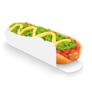 Caixa | Embalagem para Cachorro Quente 25cm BRANCO - 500 unidades