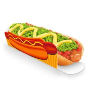 Caixa | Embalagem para Hot Dog 19cm LARANJA - 500 unidades