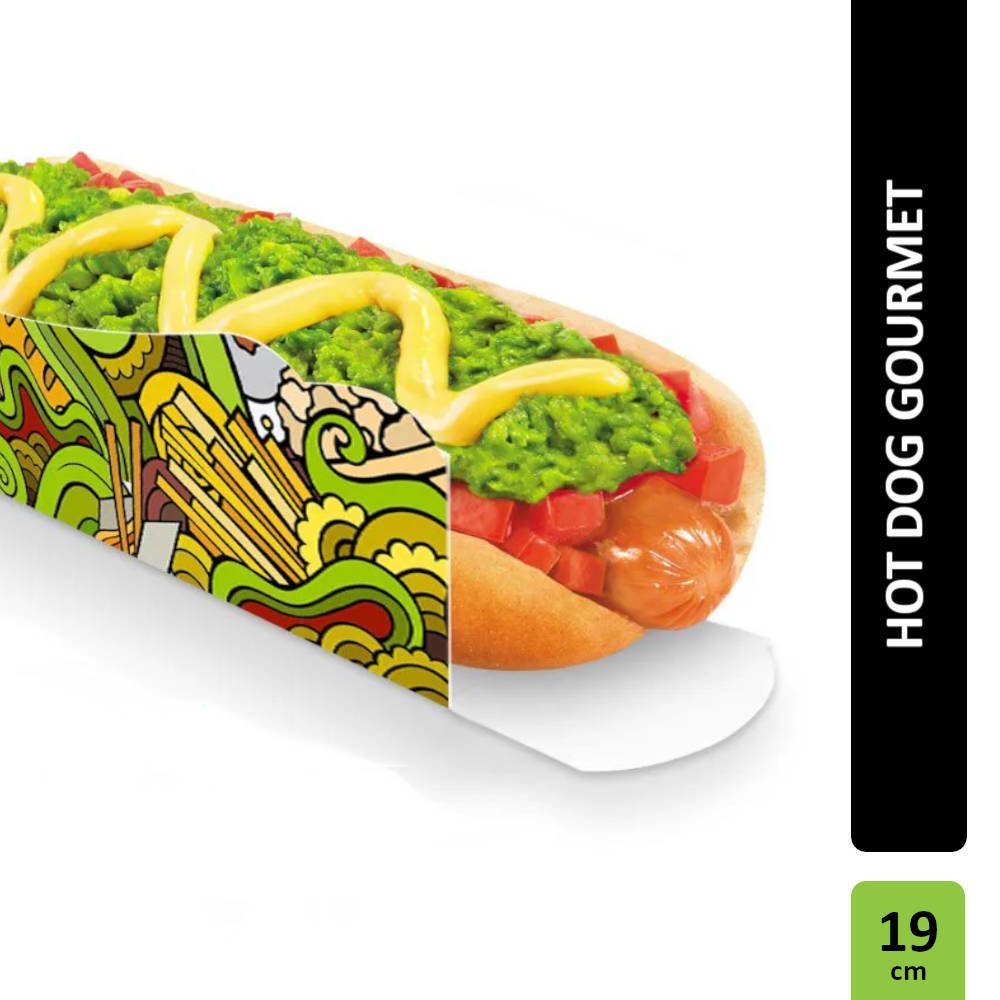 Caixa | Embalagem para Hot Dog 19cm VERDE - 500 Unidades