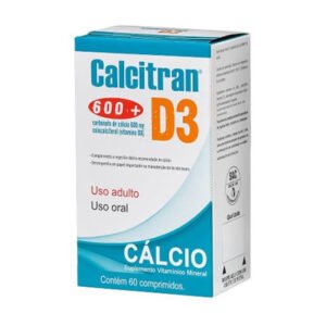 Calcitran D3 com 60 comprimidos