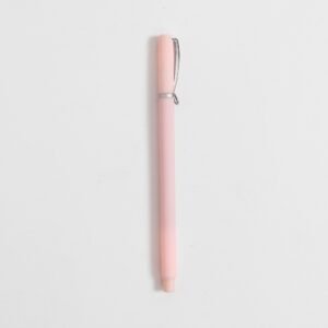 Caneta Rollerball Rosa Com Fivela