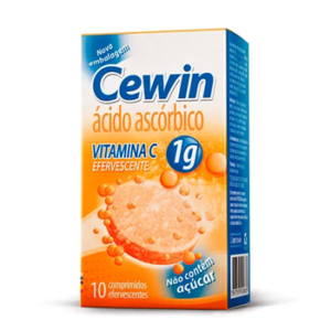 Cewin 1g Sabor Laranja com 10 Comprimidos