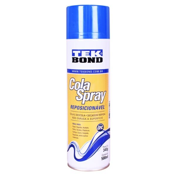 Cola Spray Reposicionável 340G/500Ml Tekbond