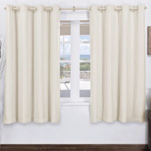 Cortina Corta Luz PVC Com Voal 2,00M x 1,70M Para Varão Simples - Palha