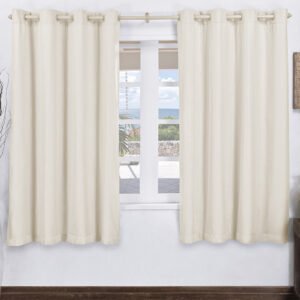 Cortina Corta Luz PVC Com Voal 3,00M x 2,80M Para Varão Simples - Palha