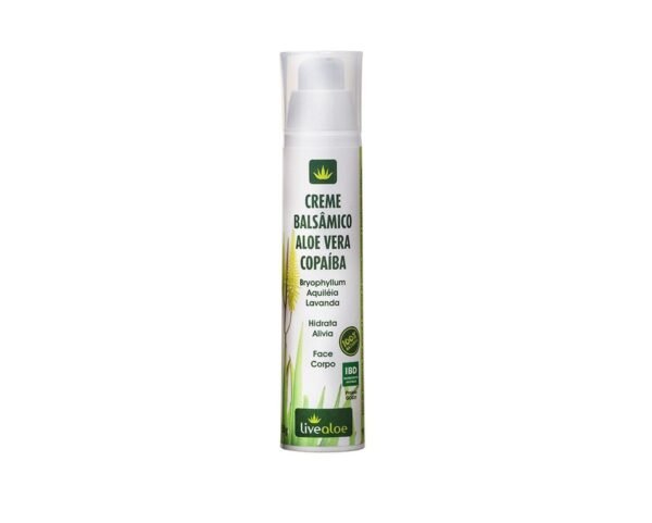 Creme Balsâmico Aloe Vera Copaíba LiveAloe 50g