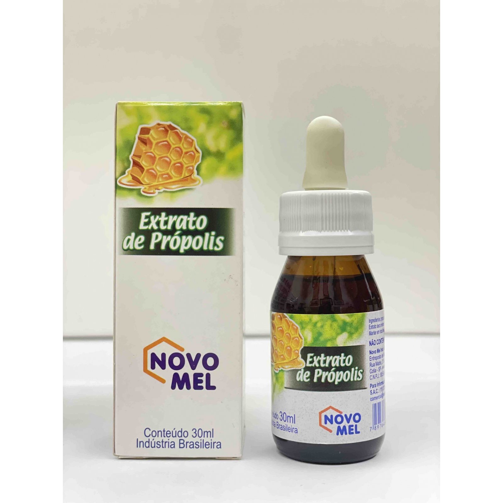 Extrato de Propolis Verde 11% Novo Mel 30mL