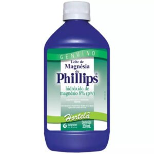 Leite de Magnésia Phillips Hortelã com 350ml