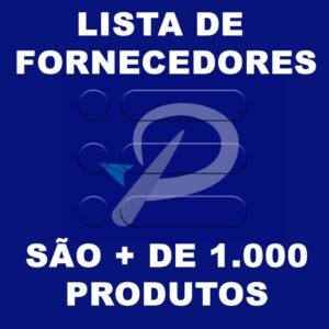 LISTA DE FORNECEDORES