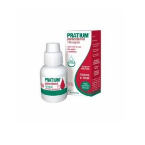 PRATIUM 140mg suspensão oral gotas com 15ml