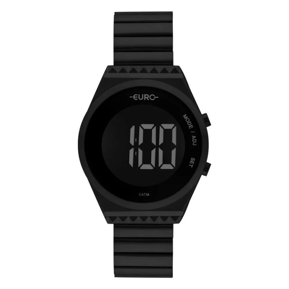 Relógio Feminino Euro Fashion Fit Slim Preto EUBJT016AD/4P