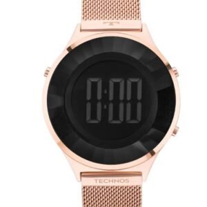 Relógio Technos Digital Crystal Rose Feminino BJ3851AF/4P