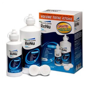 RENU PLUS com 355ml + 120ml grátis + Estojo para Lentes