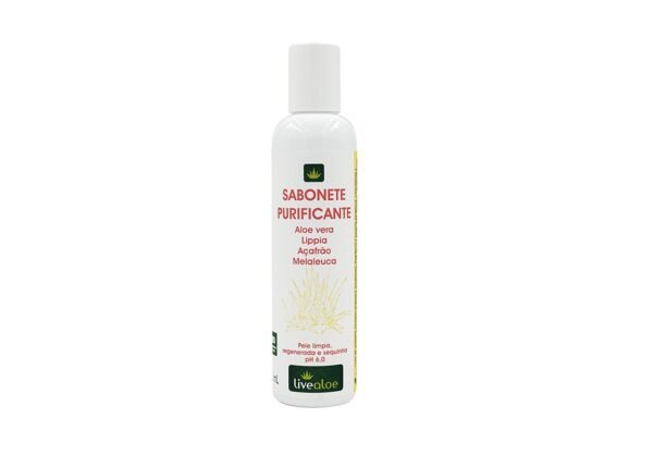 Sabonete Facial Purificante LiveAloe 200ml