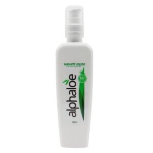 Sabonete Liquido de Aloe Vera (63% de Babosa) Alphaloe 250ml