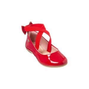 Sapatilha Infantil Ortopé Secret Em Verniz Vermelha