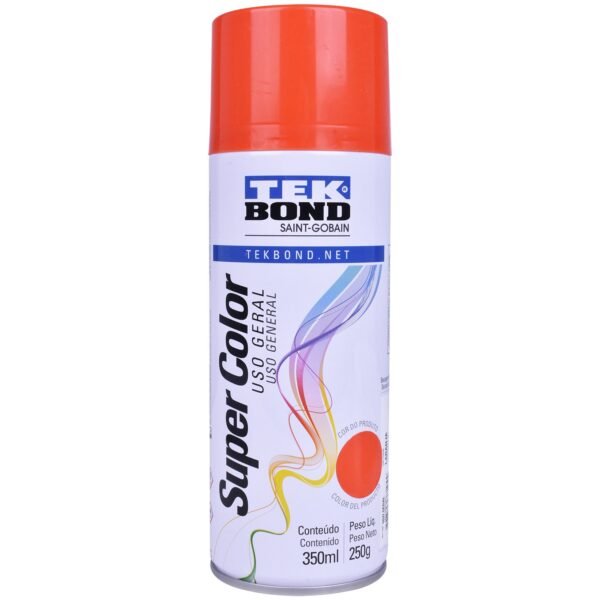 Tinta Spray Laranja 350Ml Tekbond