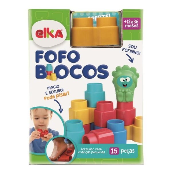 Fofo Blocos 15 Peças - Elka - ELKA