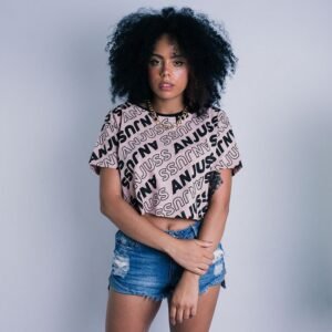 Cropped Feminino Anjuss Cilindro ROSA P