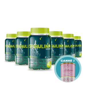 KIT SPIRULINA - 180 DIAS - 360 CAPSULAS + 1 COLÁGENO