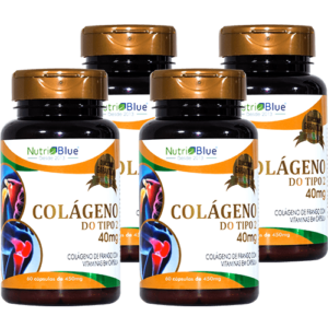 Promoção 4 Frascos - Colágeno Tipo 2 Uc II Em Capsulas Nutriblue