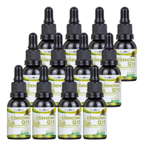 Promoção 12 Frascos - Coenzima Q10 Em Gotas 30ml Cada