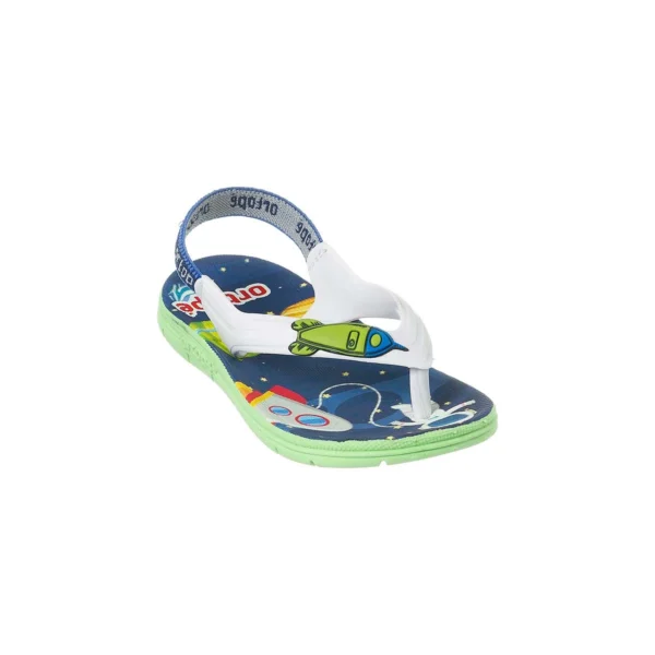 Chinelo Infantil Ortopé Acqua Marinho E Verde