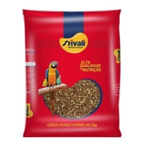 Grãos de Painço Vermelho 5kg - Stivali Nutrição Animal