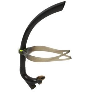 SNORKEL FRONTAL DE NATAÇÃO 500 - Front snorkel 500 l black yellow, l