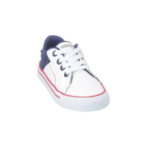 Tênis Infantil Ortopé Style Jr Branco E Azul Marinho