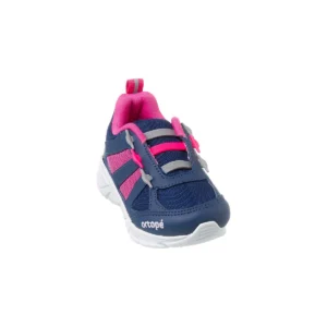 Tênis Infantil Feminino Ortopé Fly Baby Azul Marinho E Pink