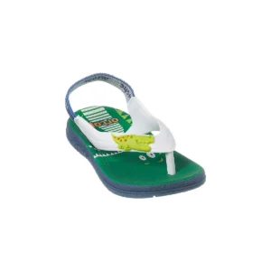 Chinelo Infantil Masculino Ortopé Acqua Verde E Azul Marinho