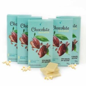 Chocolate Branco com Colágeno 30g - Kit com 5 unidades