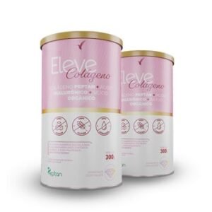 Colágeno Hidrolisado Peptan + Ácido Hialurônico + Silício Orgânico Eleve Life - 2 unids