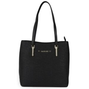 Bolsa Tote Feminina Rafitthy Monograma Preto - U