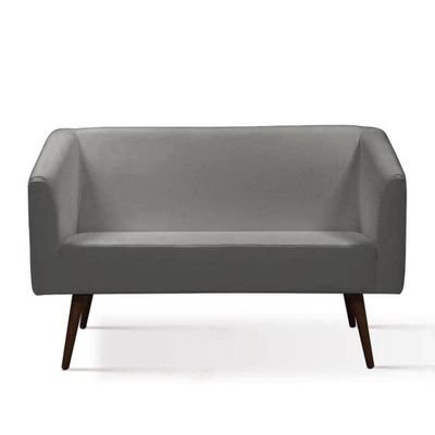 Sofá Rock Linho Cinza 1,27m Sofá Rock Linho Cinza 1,27m