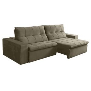 Sofá Invictus Bege 1,80m