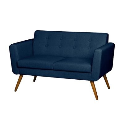 Sofá Versa Azul Marinho 1,30m Sofá Versa Azul Marinho 1,30m
