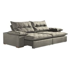 Sofá Punta Cana Grafite 2,50m