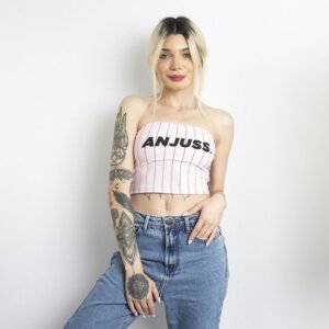 Top Faixa Baseball Anjuss Rosa P