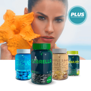 Kit Andressa Suita Plus: Triple Ômega + Eleve UP + Clorella + Spirulina