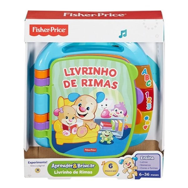 Livro de Rimas Aprender e Brincar - Fisher Price - FISHER-PRICE