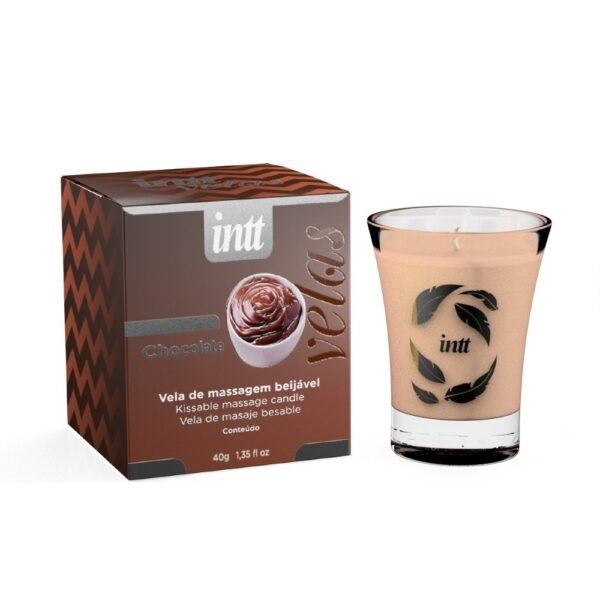 Vela para Massagem Beijável - Intt - Chocolate