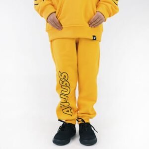 Calça Jogging Kids Fineline Anjuss Amarelo 01